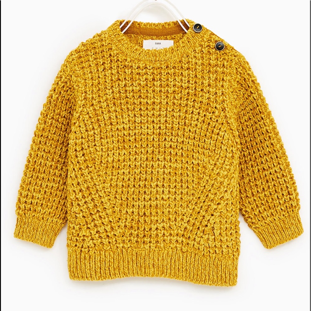 Zara textured knit sweater